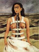 Frida Kahlo Cracked Spine oil painting
